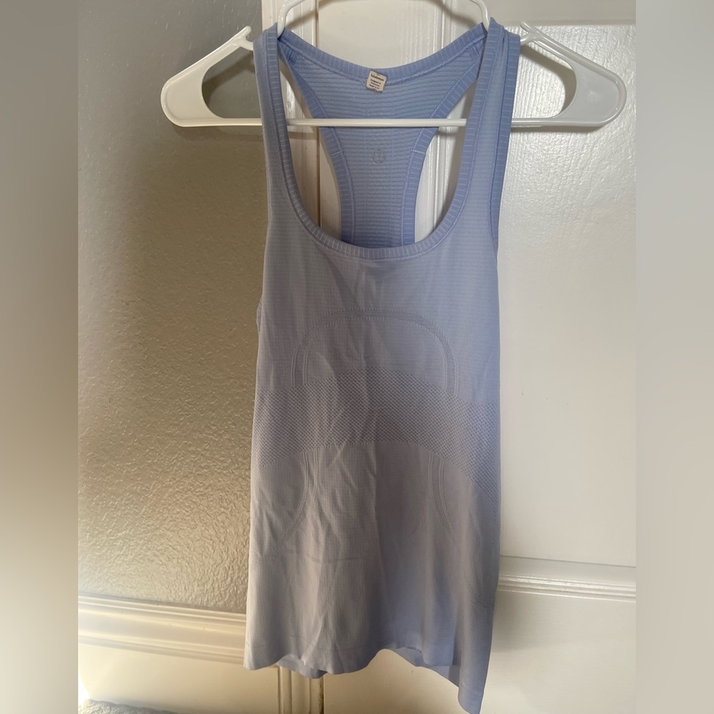lululemon Lavender-blue light tank